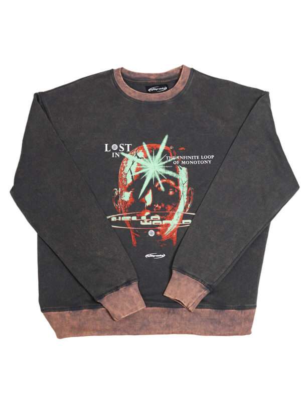 Lost Antra (Washed Sweatshirt) - ৳ 1350 - Image 4