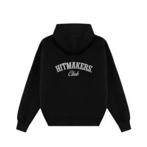 SOLID BLACK OVERSIZED HOODIE